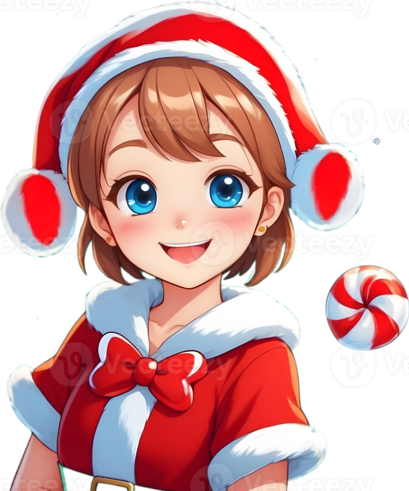 Santa Claus, Kris Kringle, Father Christmas, jolly old man, ai generative png