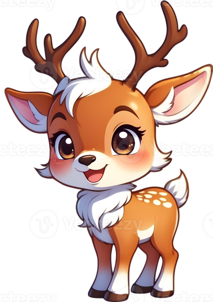 Reindeer antlers, Santa  reindeer, Christmas reindeer ai generative png