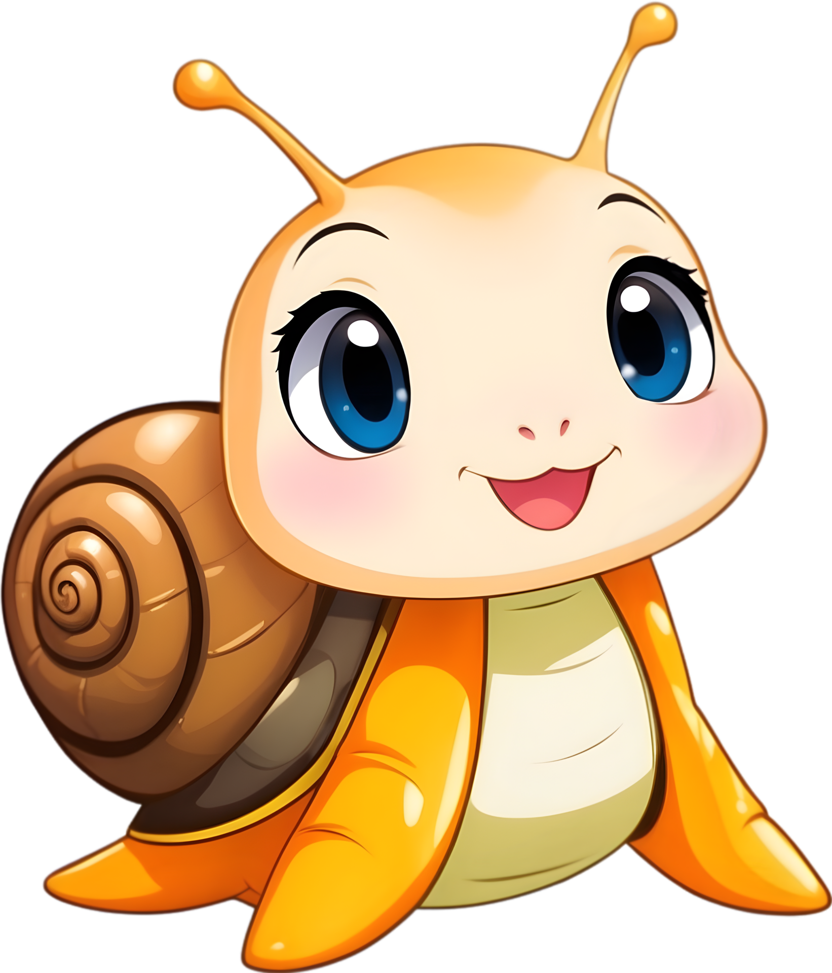 Garden snail, Land snail, Snail shell, Snail slime, ai generative