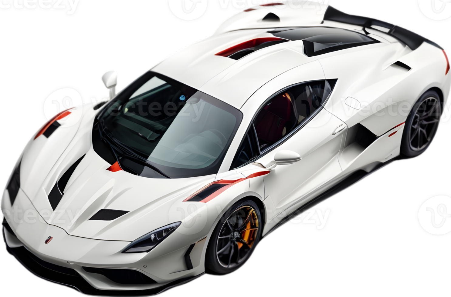 lamborgini, ferrari, bugatti, mclaren, Porsche ai generativo png