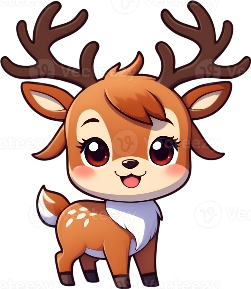 Reindeer antlers, Santa  reindeer, Christmas reindeer ai generative png
