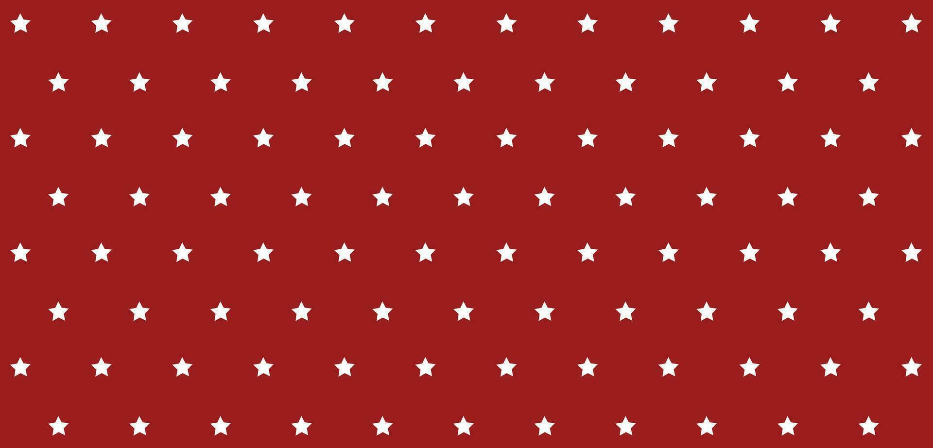 Christmas background red color with many star vector