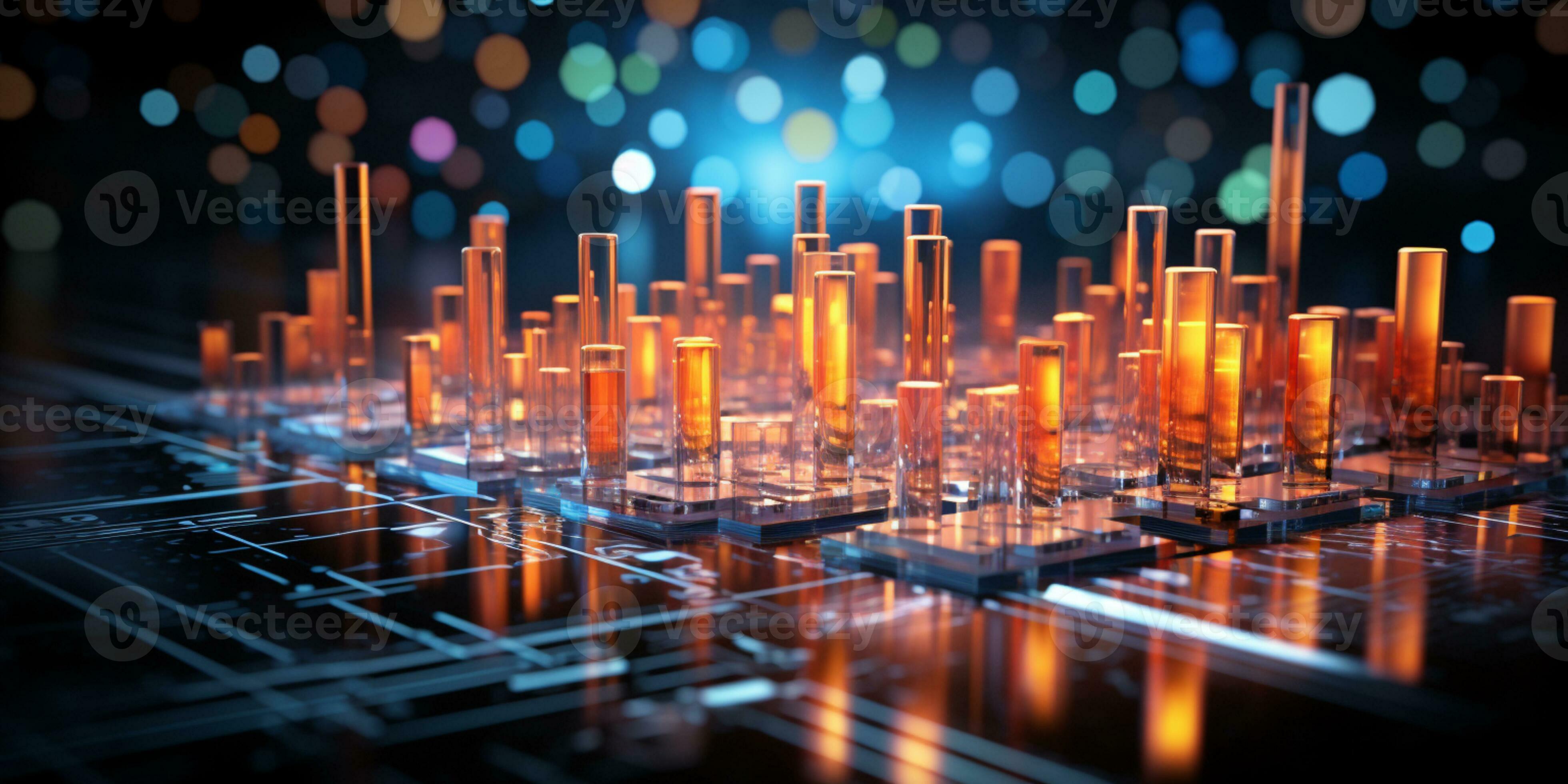 Data Visualization, Close up Technology Digitalization, Optimization of ...
