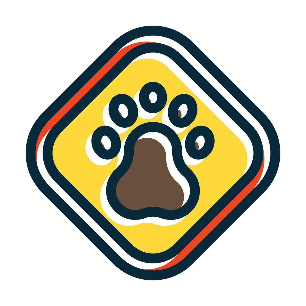 Wildlife Vector Thick Line Filled Dark Colors Icons For Personal And Commercial Use.