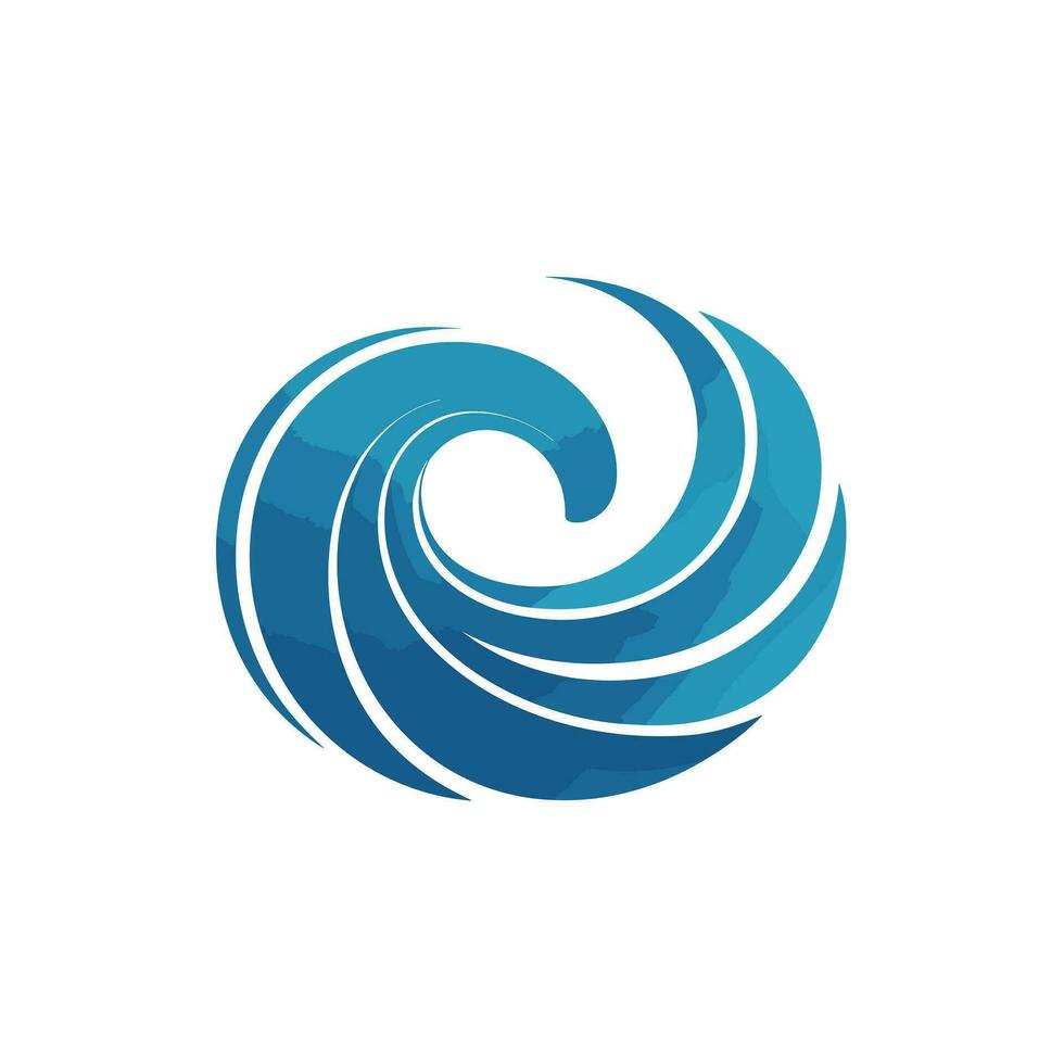 Spa center filled gradient logo. Natural beauty. Hair styling tool. Calm wave. Design element. Created with artificial intelligence. Ai art for corporate branding, organic cosmetic, skincare product vector