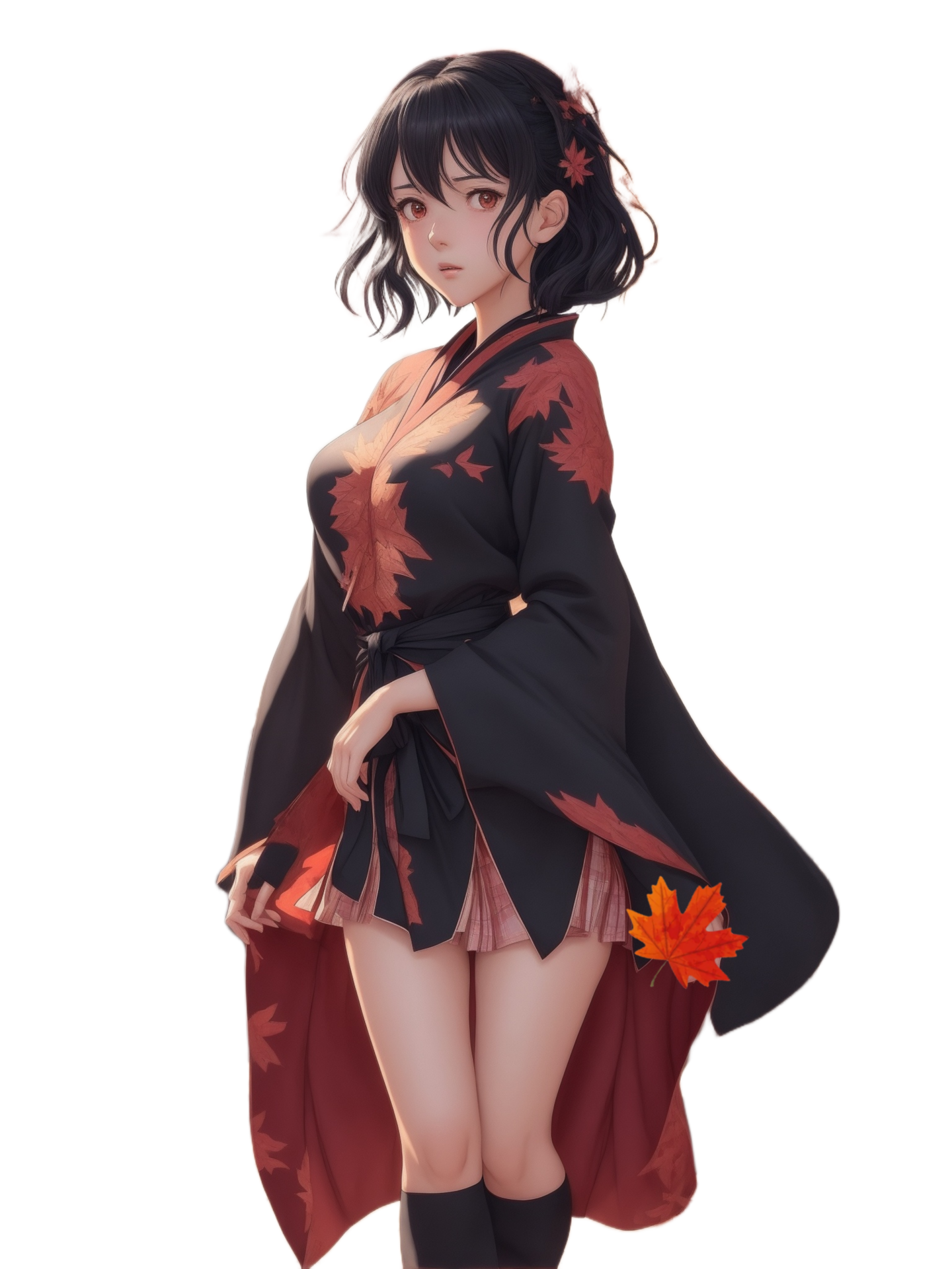 Beautifull Girl Anime PNG Transparent Background Ai Generative 32998750 PNG