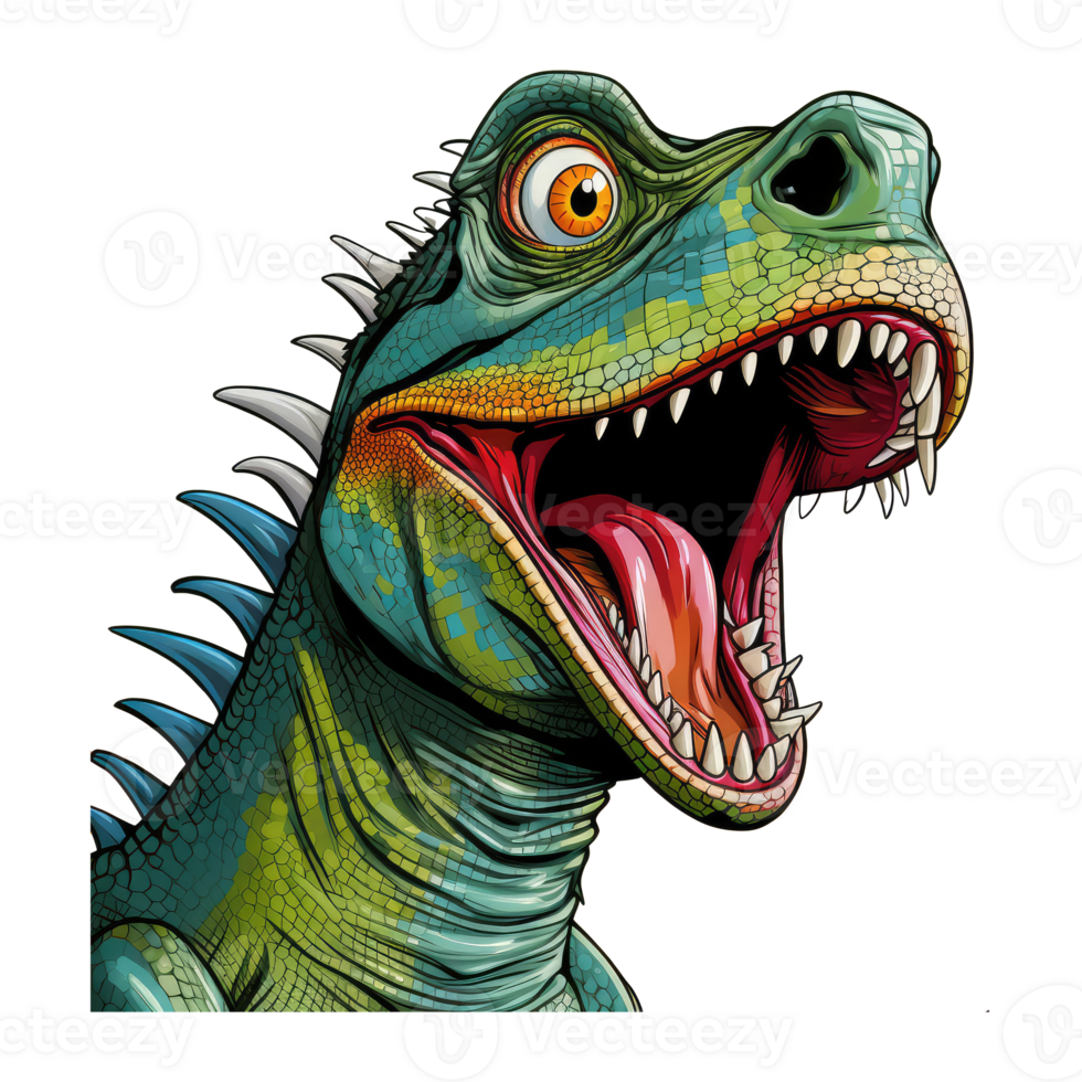 cute iguana . AI Generated png