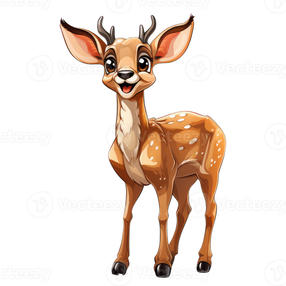 cute deer . AI Generated png