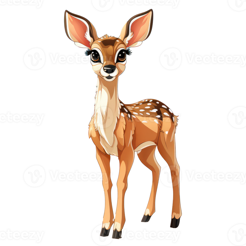 cute deer . AI Generated png