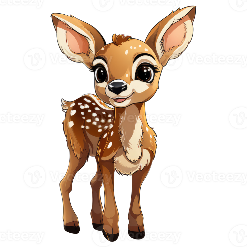 cute deer . AI Generated png