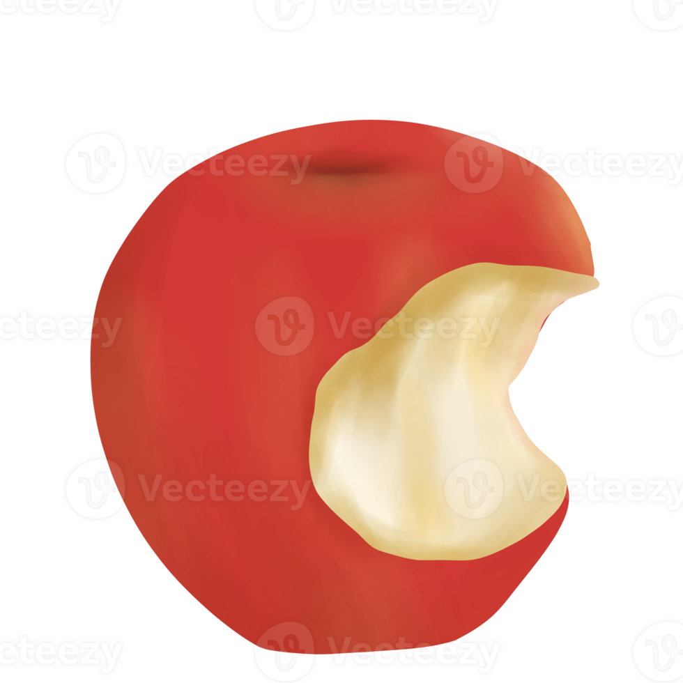 ilustración de fruta de manzana png