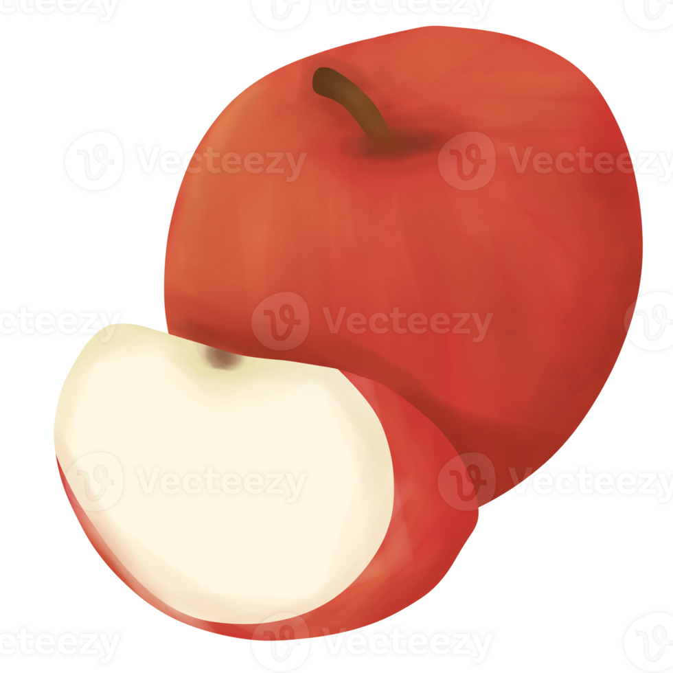 äppelfrukt illustration png
