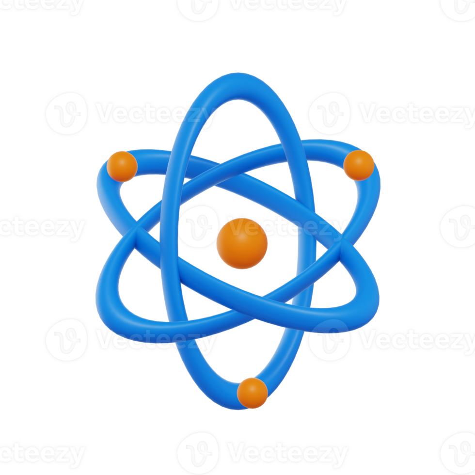 Molecule 3D Icon png