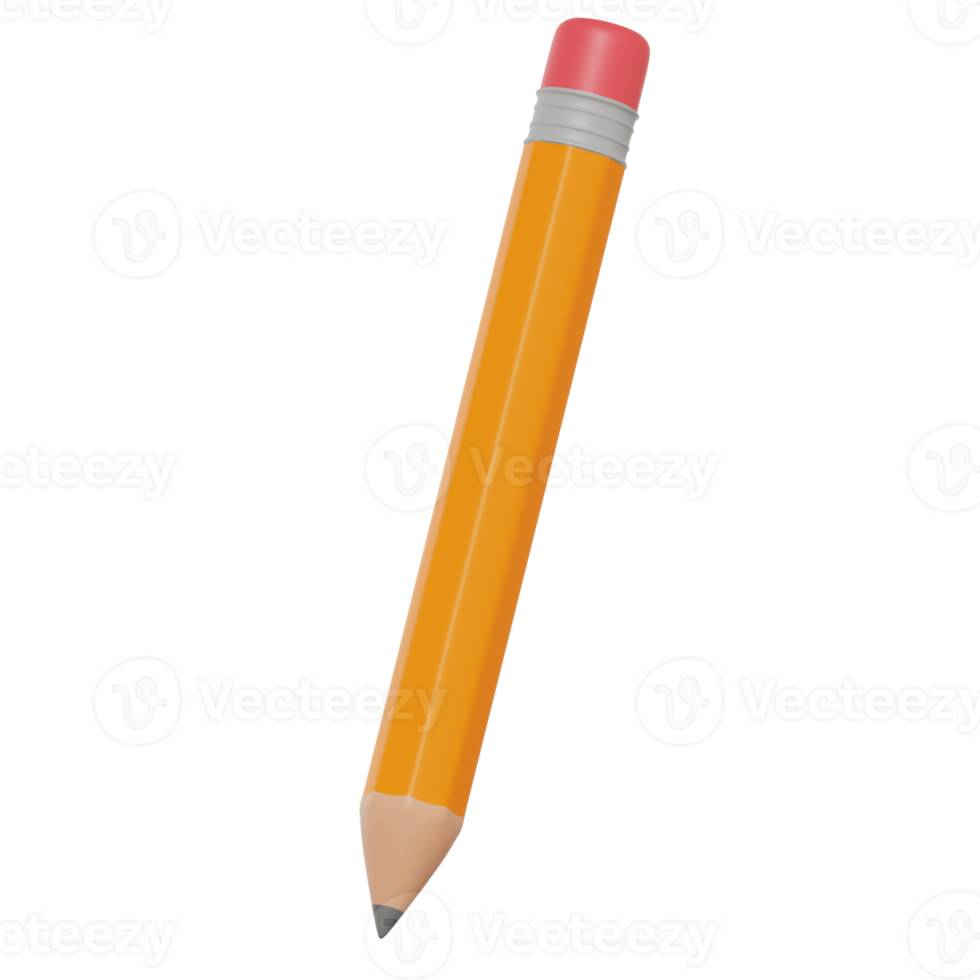 Pencil 3D Icon png