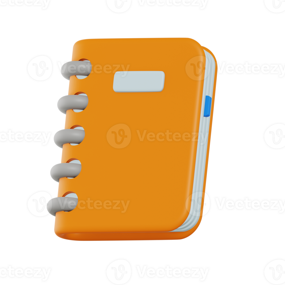 Notebook 3D Icon png
