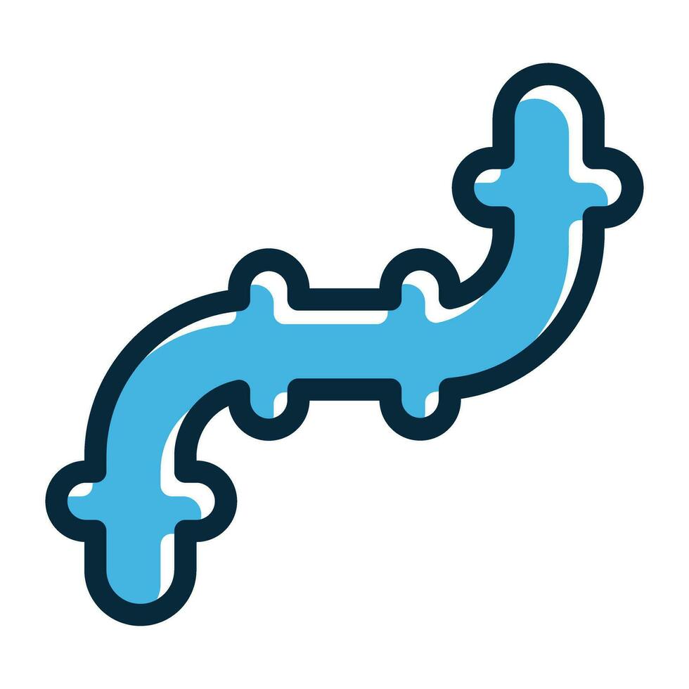 Pipe Vector Thick Line Filled Dark Colors Icons For Personal And Commercial Use.