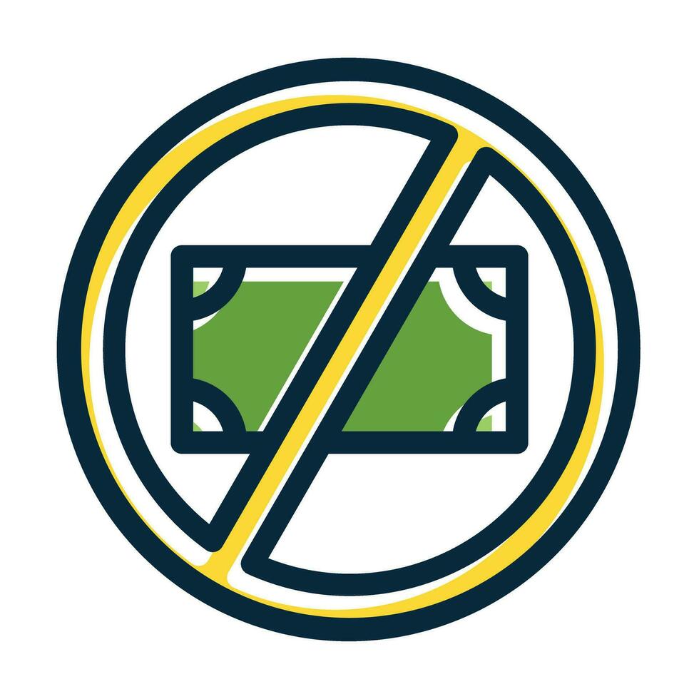 Stop Corruption Vector Thick Line Filled Dark Colors Icons For Personal And Commercial Use.