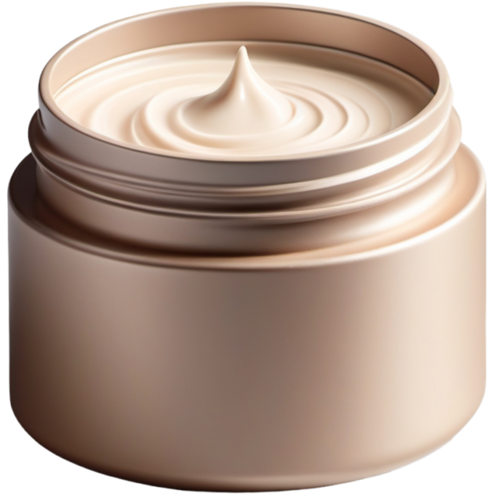 Close up cream container. AI Generative png