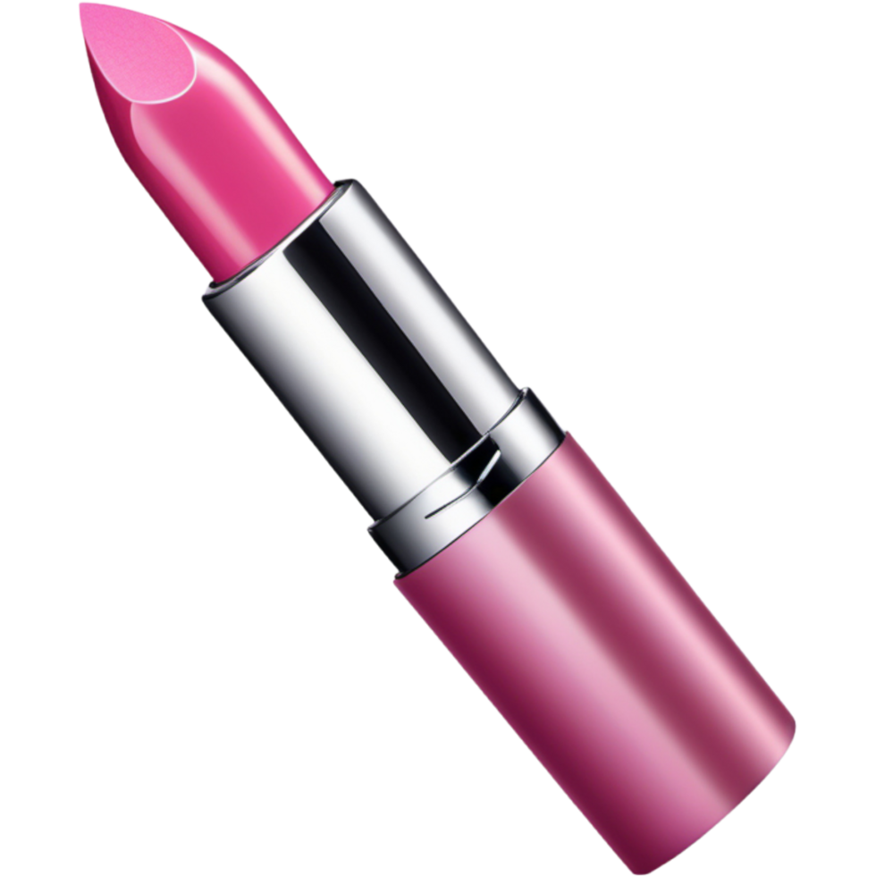 Pink lipstick cosmetic. AI Generative png