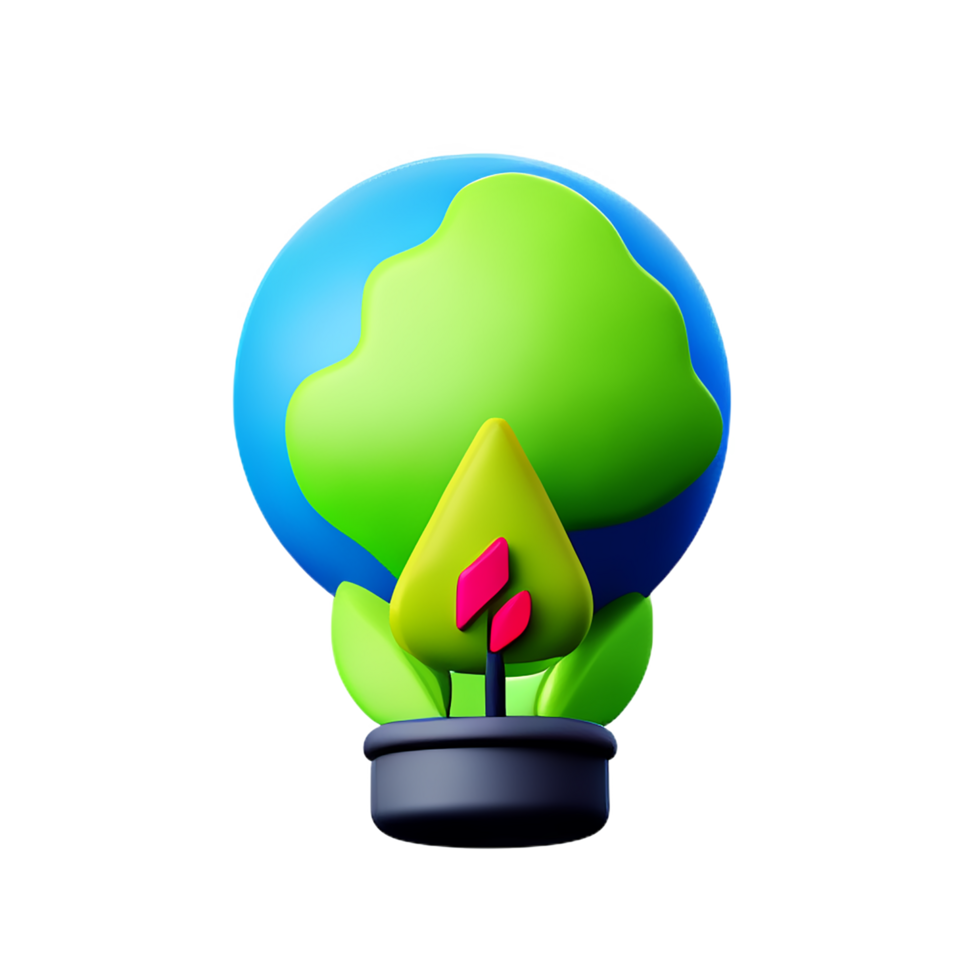 Green earth of eco friendly city and urban . png