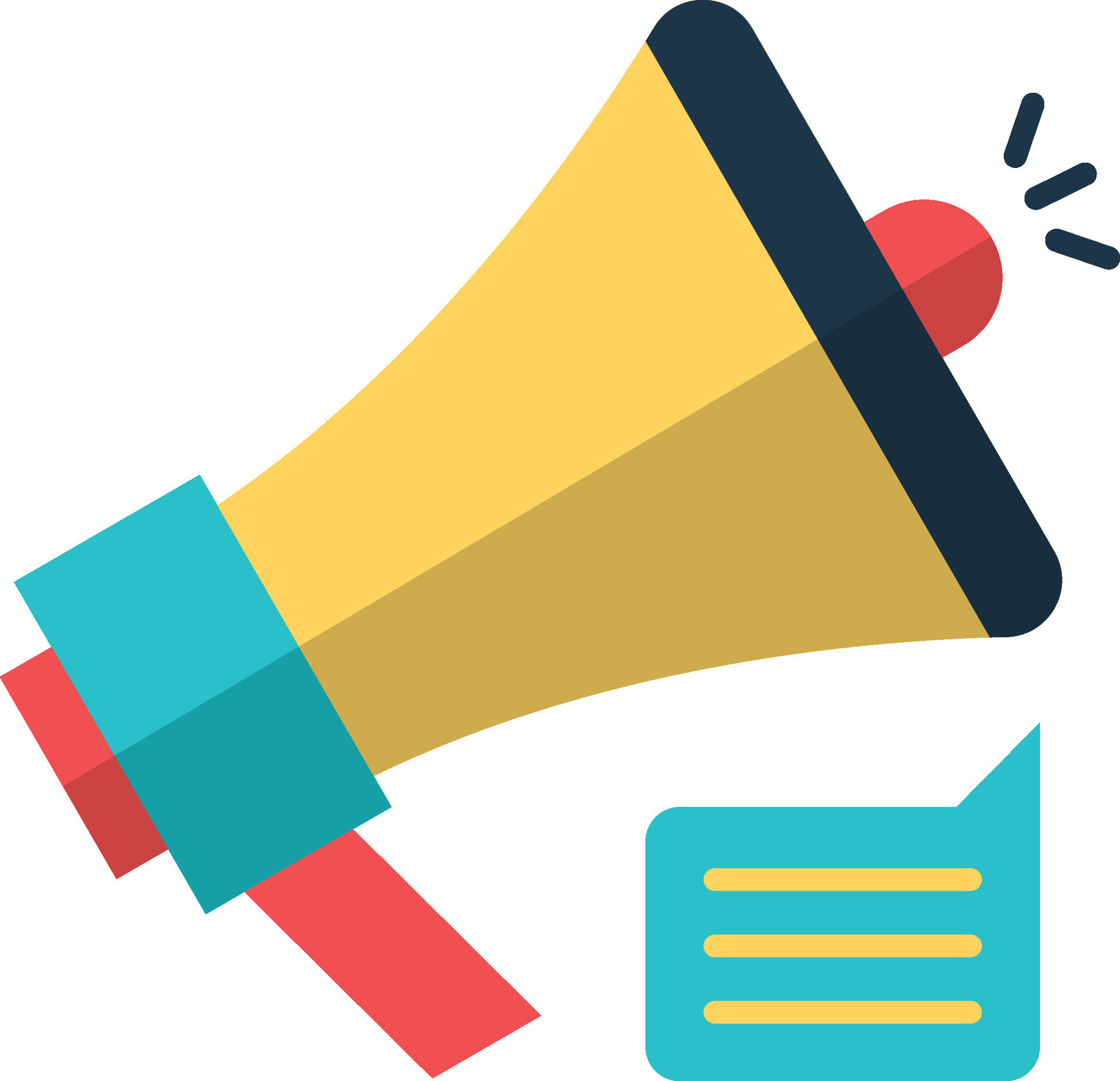 notification message icon. Notification bell icon. megaphone speaker 33000405 Vector Art at Vecteezy