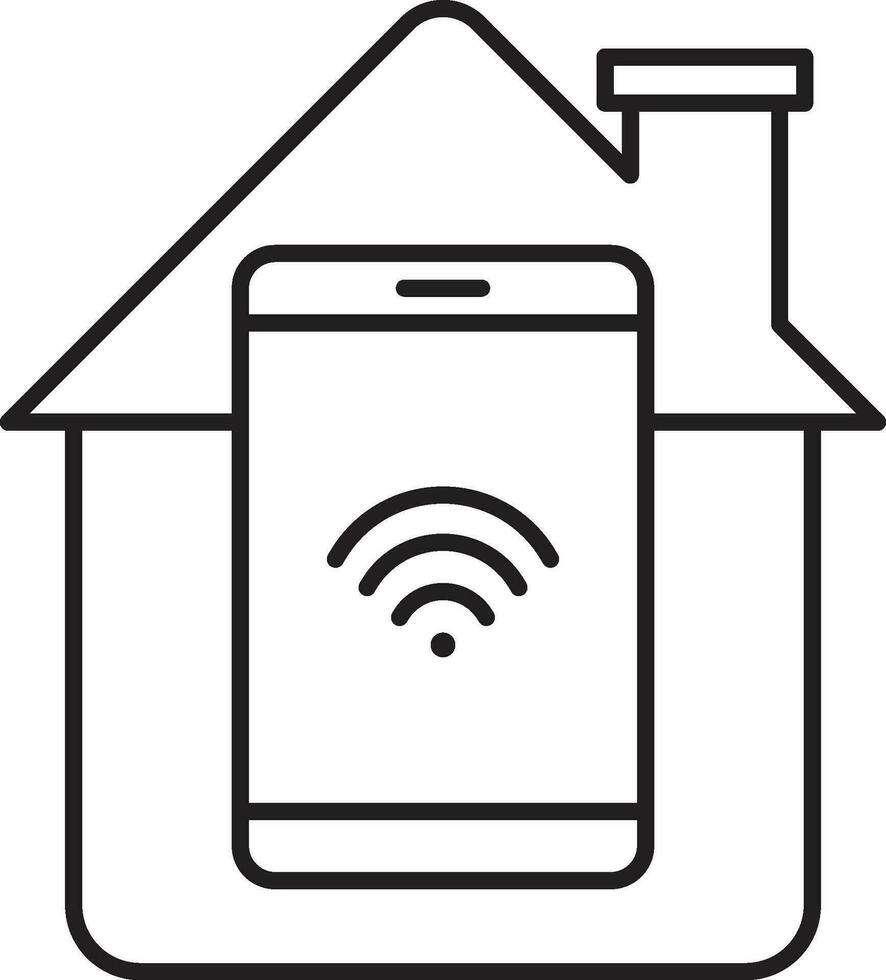 Smart Home icon. Smart house vector icon. Smart home symbol