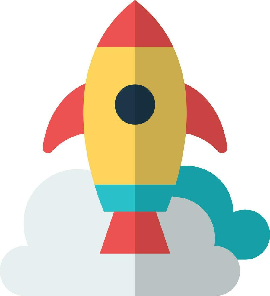 start up icon. Rocket icon vector