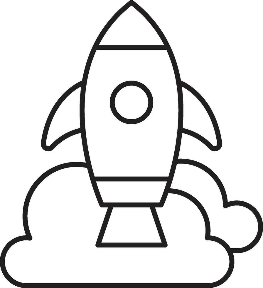 start up icon. Rocket icon vector