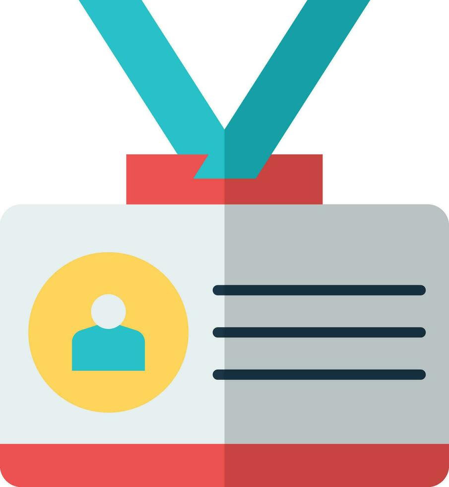 id card icon. Personal info data. Identification document. User or ...