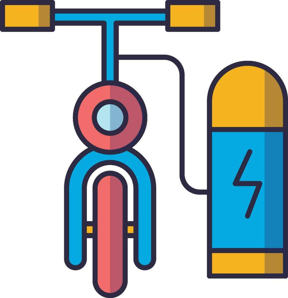 Electrical bycycle icon. electric modern bycycle vector