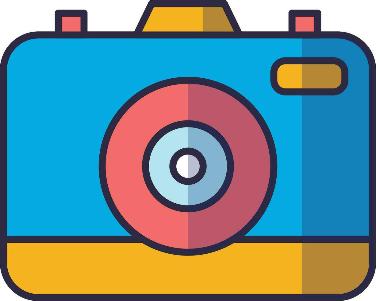 Digital Camera Icon. Camera Photography Icon vector