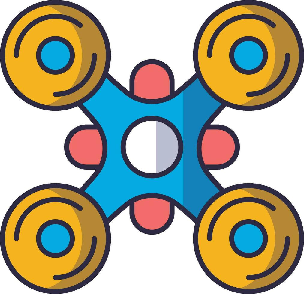 drone icon. Quadcopter Icon vector