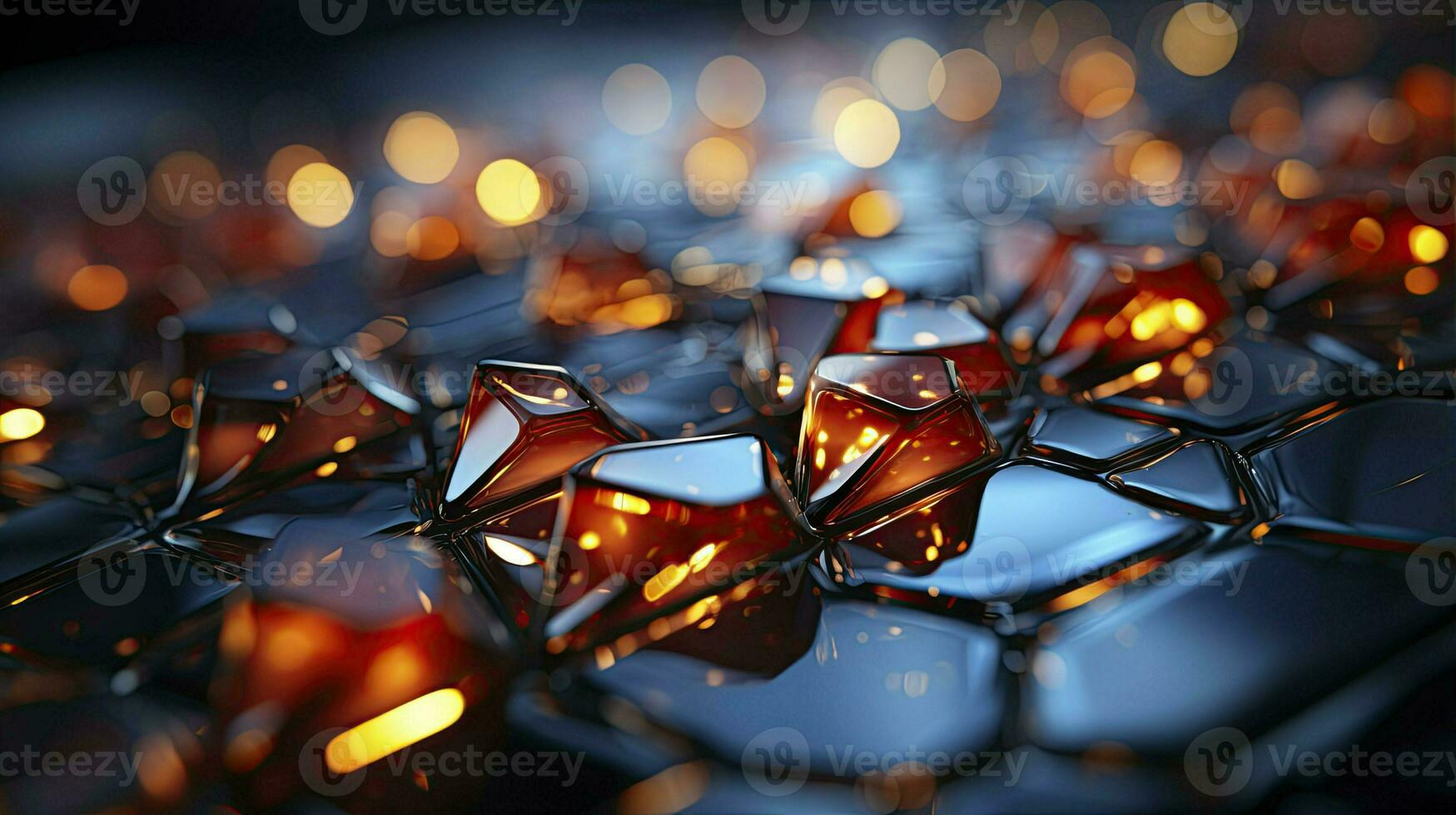 Modern digital abstract 3D background. Can be used in the description of network abilities, technological processes.  AI Generative photo