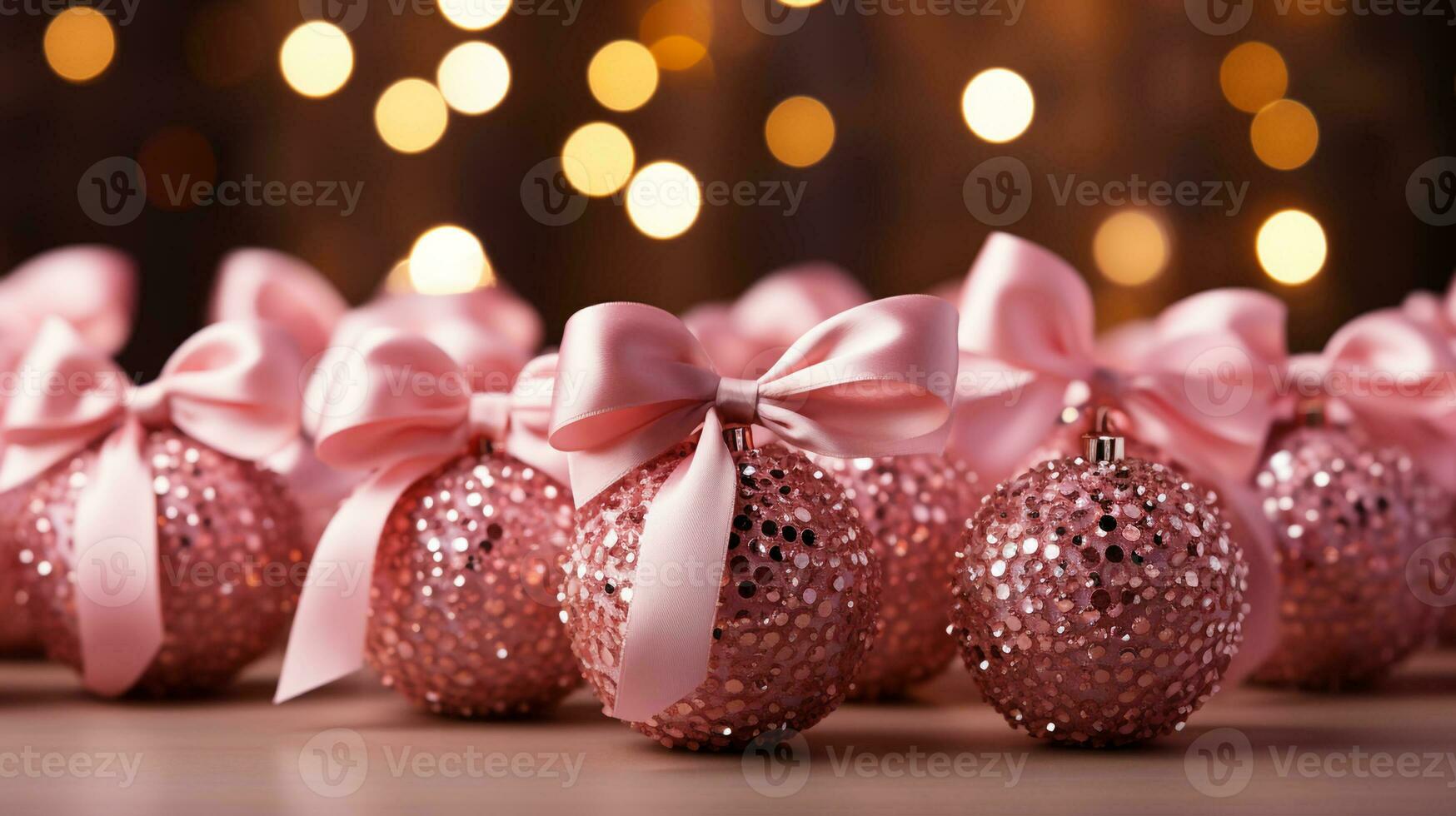 pink glamorous congratulatory background with balloons and confetti.AI Generative photo