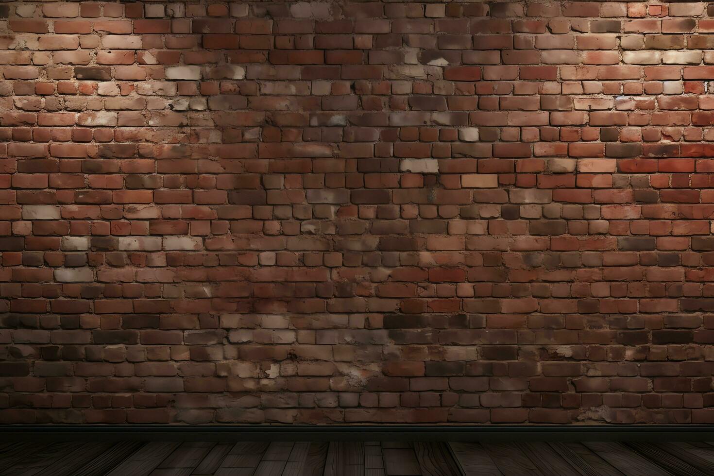 Smooth Finish bricks texture, AI Generated photo