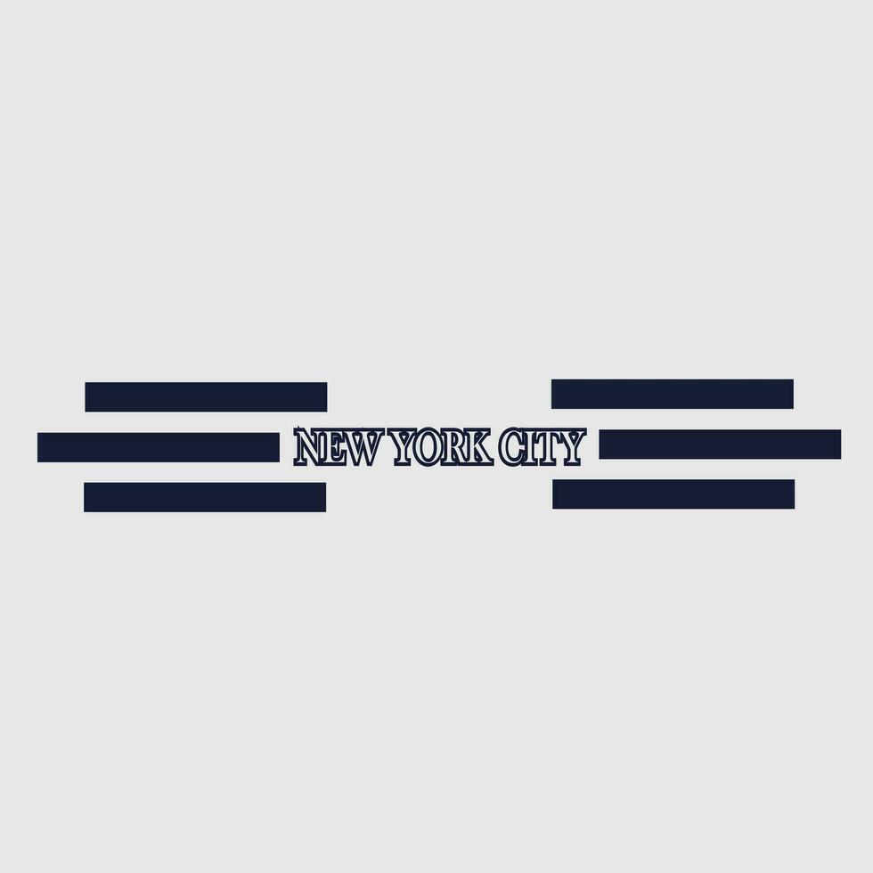 Vector t shirt design new york city logo type.