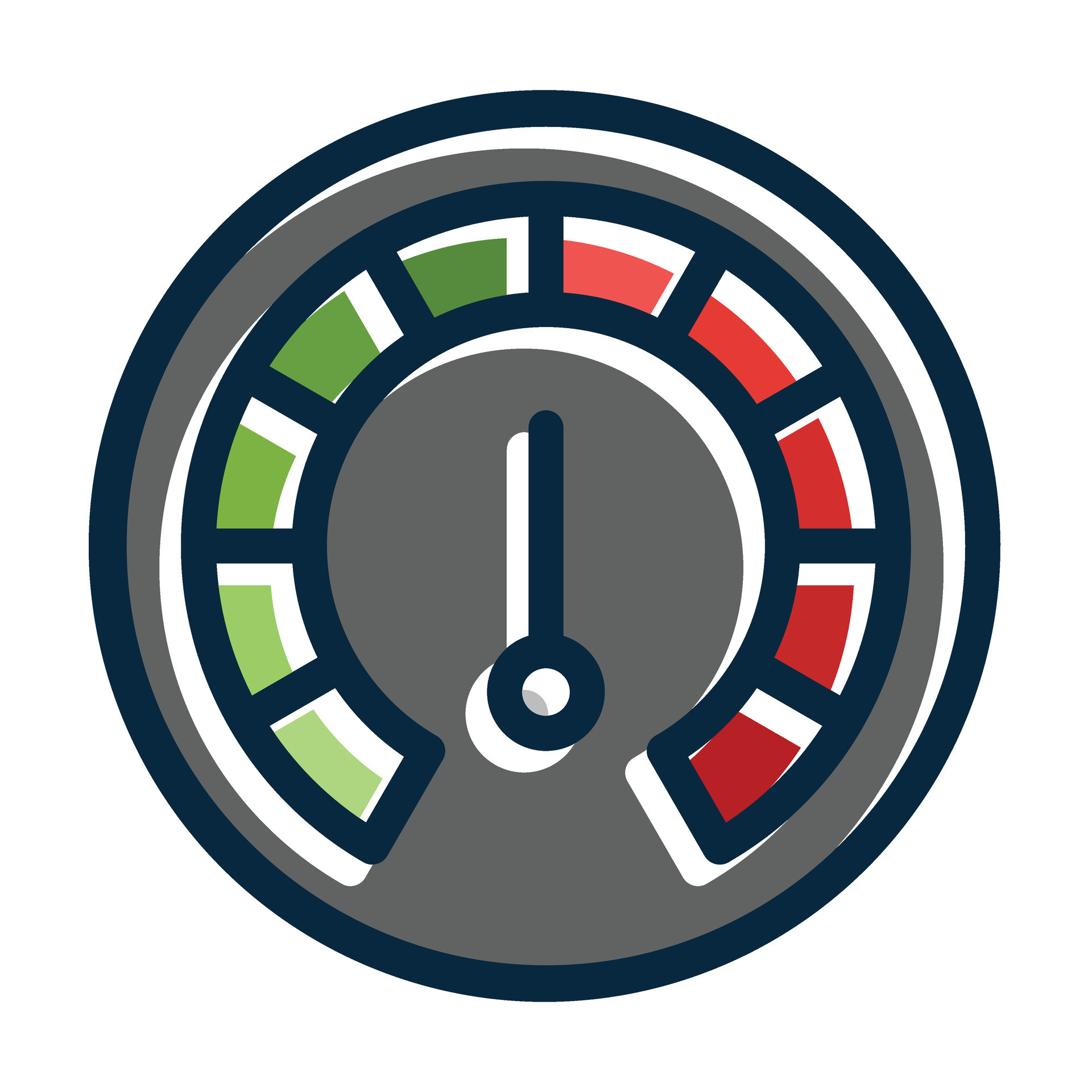 Tachometer Vector Thick Line Filled Dark Colors Icons For Personal And