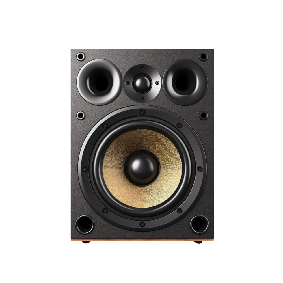 Bluetooth speaker isolated on a transparent background AI Generative png