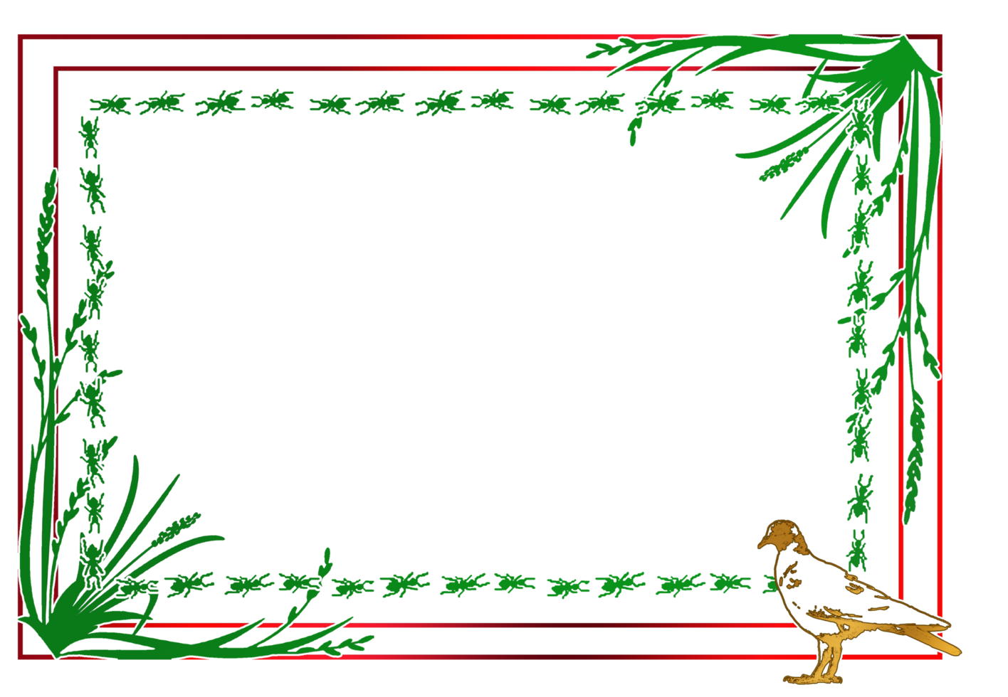 template frame border had animal icon png