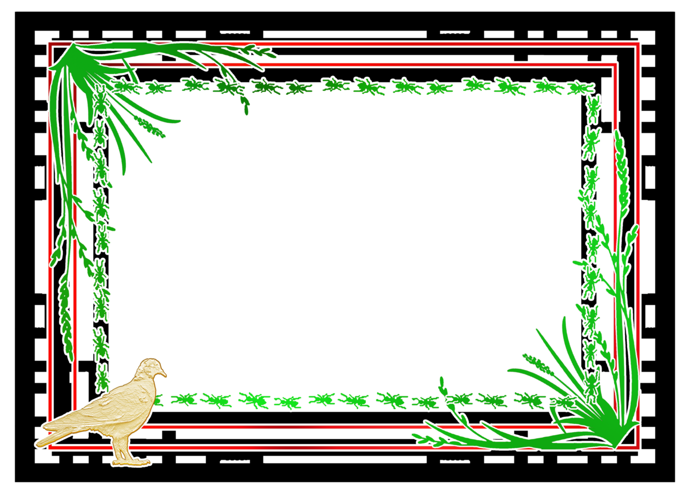 template frame border had animal icon png