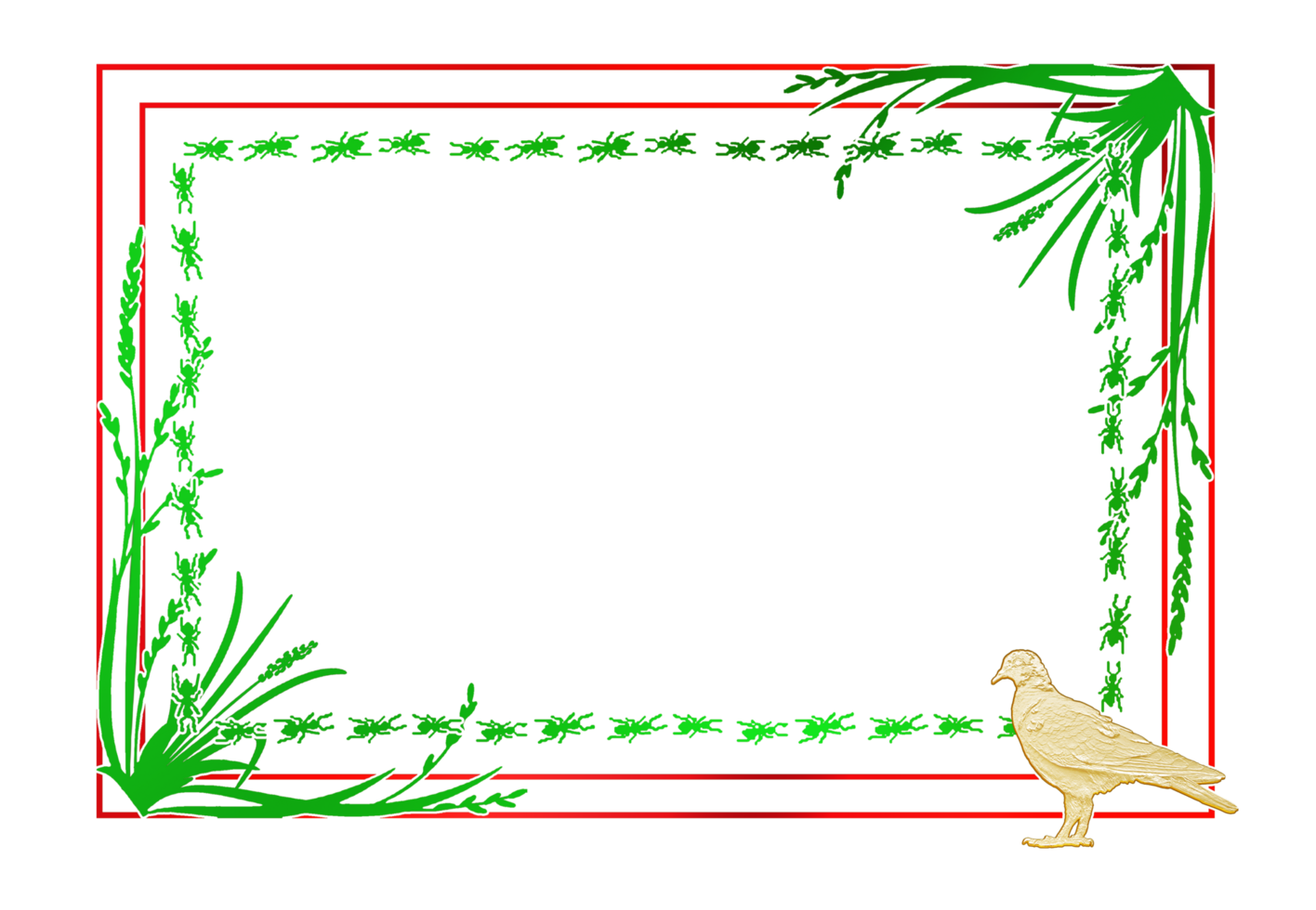 template frame border had animal icon png