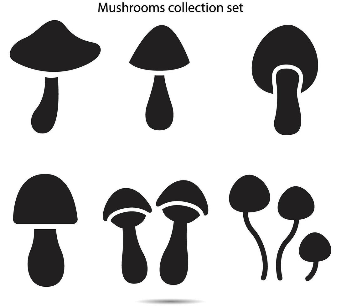 mushroom icon, Vector illustration