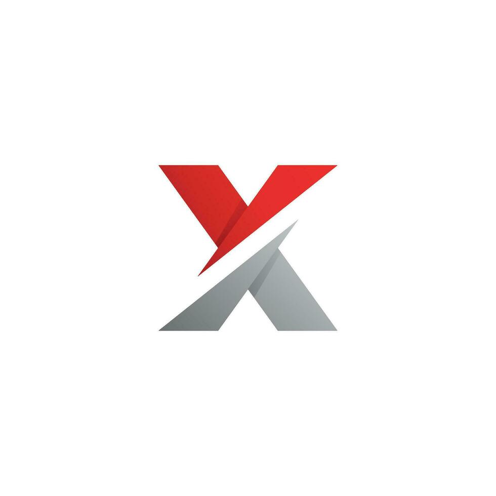 X Letter Logo Template vector design