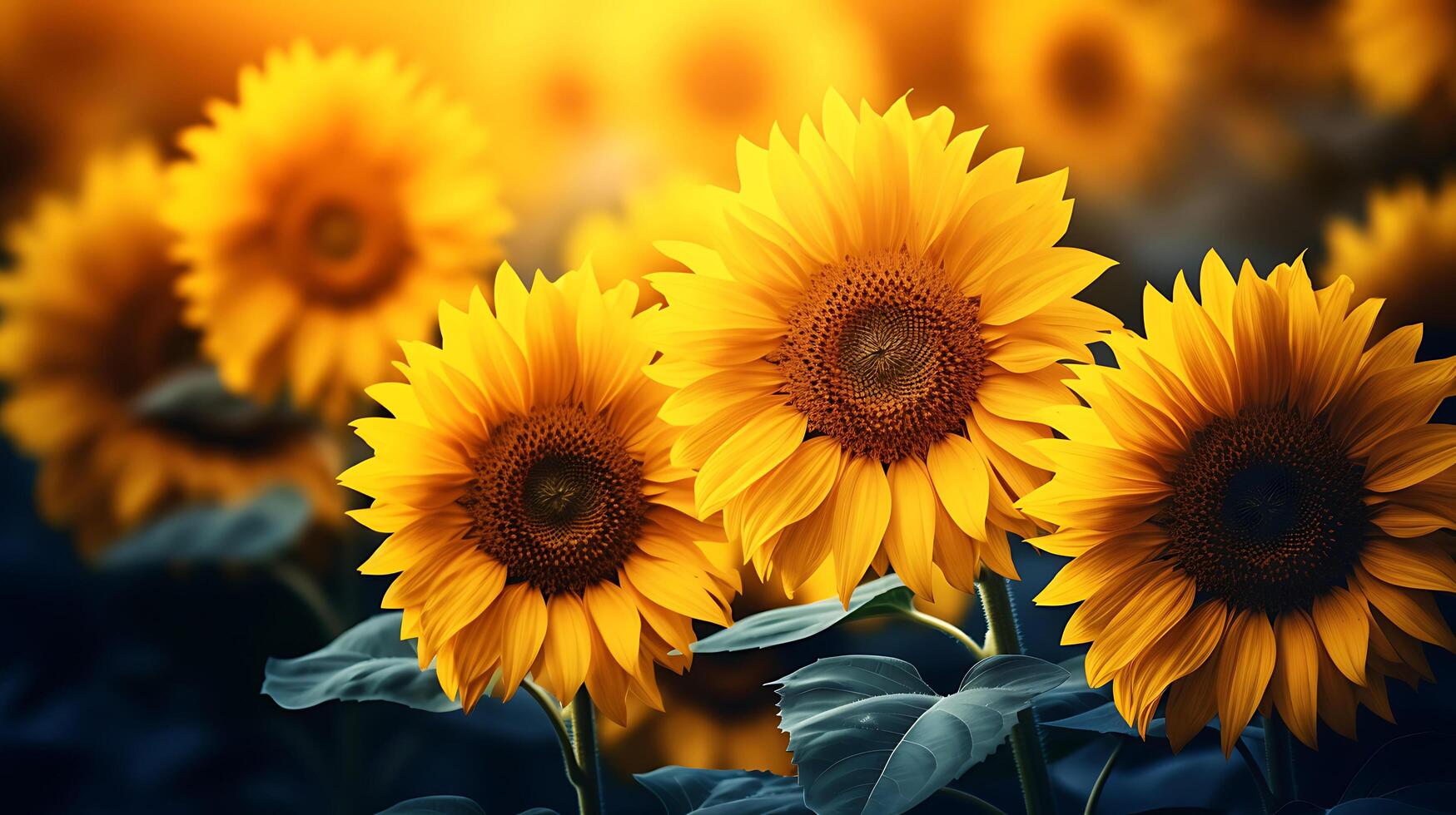 Sunflower flower for background photo