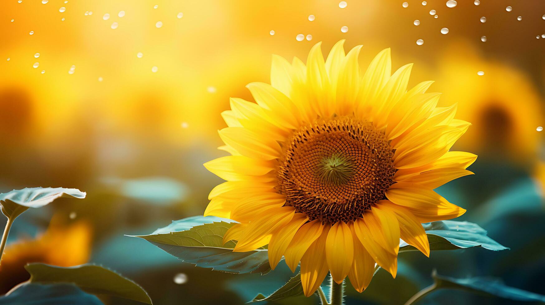 Sunflower flower for background photo