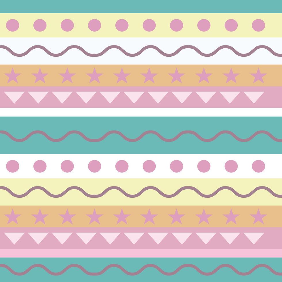 Boho Pattern Background Digital Paper Design vector