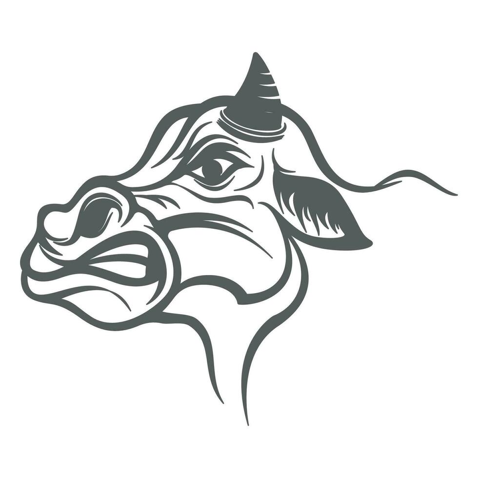 Cow Logo Template vector icon
