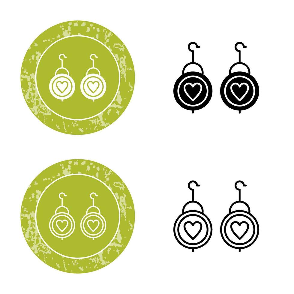 Earrings Vector Icon