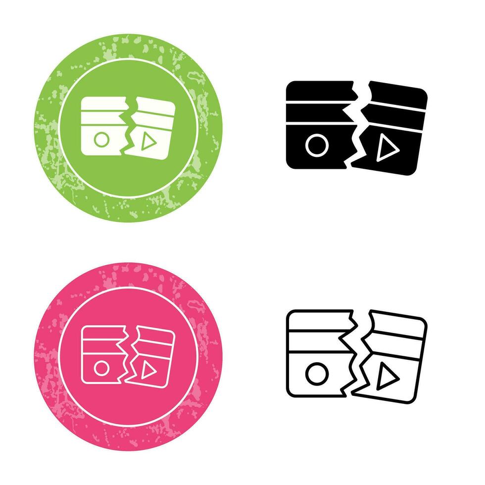 Broken Vector Icon