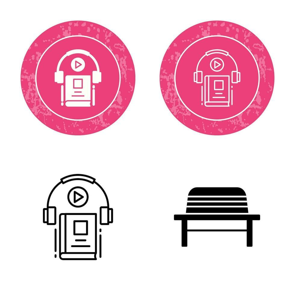 Audio Book Vector Icon